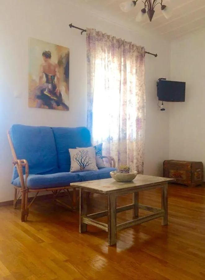 3 Bedrooms Appartement With Sea View Enclosed Garden And Wifi At Tzamarelata 5 Km Away From The Beach
